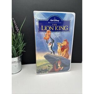 The Lion King VHS 1995 Disney Video Tape Masterpiece Kids Family Movie Clamshell